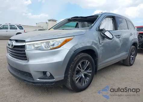 2016 Toyota Highlander Xle V6 from USA, damaged, VIN 5TDKKRFH0GS502941